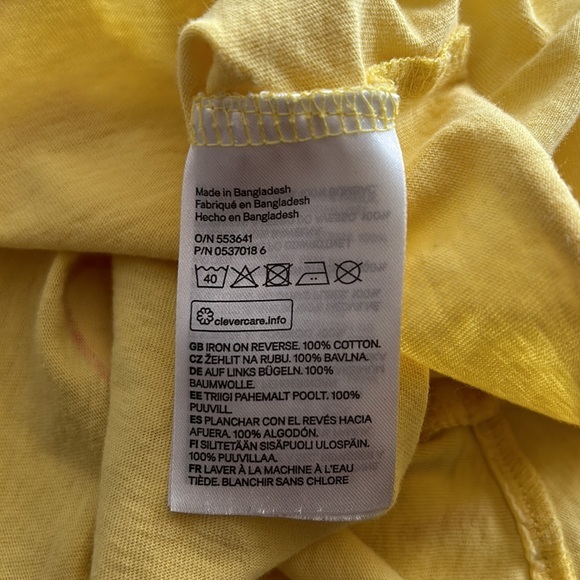 H&M XS Psyched Graphic Crop Top - Picture 5 of 6